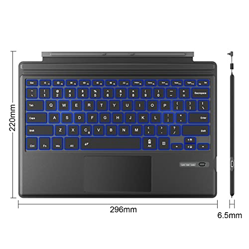 Tomsenn T-1089D Surface Pro Type Cover, Portable Wireless Bluetooth Keyboard thumb #7