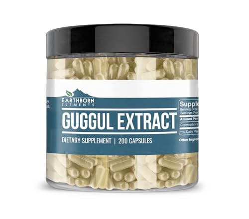 Earthborn Elements Guggul Extract 200 Capsules Pure & Undiluted No Additives