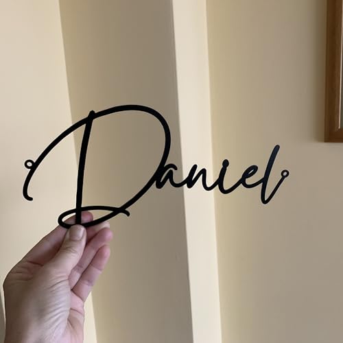 Personalized Metal Name Signs – Custom Laser Cut Wall Art for Home & Nursery Decor – Unique Script Name Designs for Gifts & Weddings - Image 4