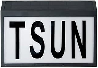 BGEDL Courtyard Door Plate Light Digital Address Indicator LED Waterproof Door Number Outdoor Door Sign Light Solar Door Number Light Waterproof Number Light Address Number Lighting Garden Sign