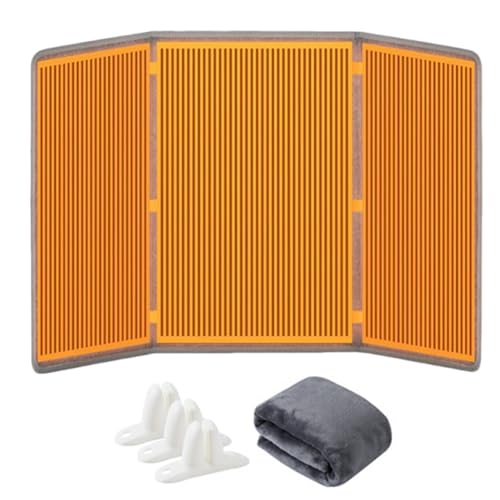 Stufetta Sotto Scrivania,Riscaldatore a Irraggiamento - Termoconvettore Elettrico con Autospegnimento e Temperatura Regolabile per Casa Ufficio e Camera