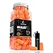 Ear Plugs for Sleeping Block Out Snoring, Premium Thermo Foam Noise Reduction and Cancelling Earplugs for Shooting Range Loud Events Construction Work Study by Jourdak New SNR 36db 60Pair
