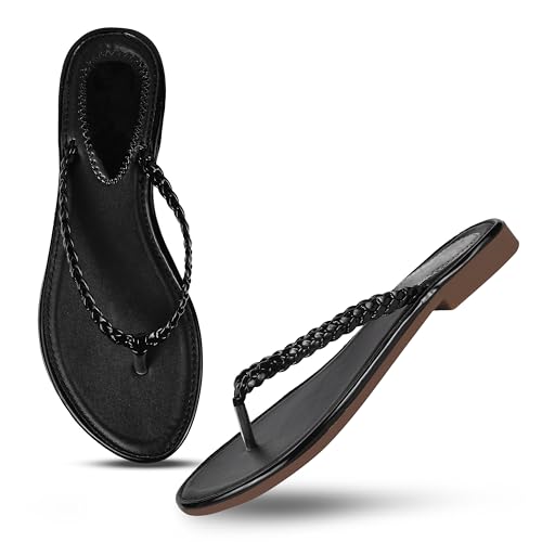Image of JM LOOKS Women's Casual All Day Flat Slippers Comfortable Sole, Stylish Design, Ideal for Women & Girls