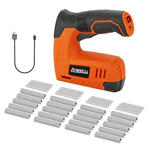 Compact Cordless Staple Gun and Nailer