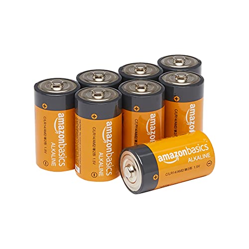 Amazon Basics C Cell Alkaline Long-Lasting All-Purpose Batteries, 1.5 Volt, 5-Year Shelf Life...