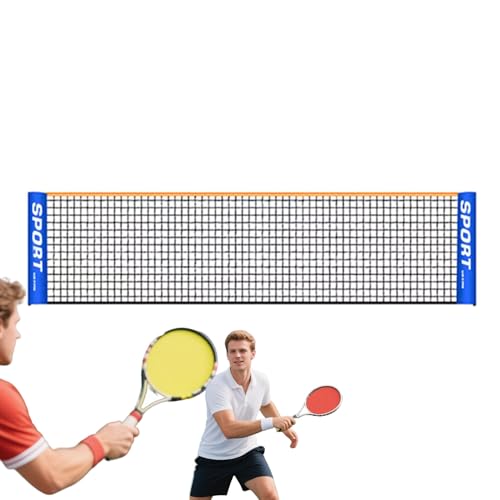 Red de tenis portátil, red de tenis de fútbol, altura ajustable, red deportiva portátil, equipo de cancha de tenis, accesorio de entrenamiento deportivo para interiores al aire libre y al aire libre