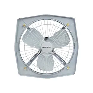 Crompton Greaves Drift Air Plus Exhaust Fan with Anti-Dust Technology- 225 mm (Silver), 9 inch (DRIFTAIRPLSAD9GRY)