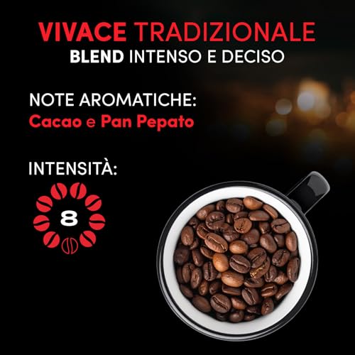 Pellini N.4 Tradizionale, Caffè in Grani per Espresso 1kg, Miscele Arabica e Robusta dal Gusto Classico, Caffè in Chicchi a Tostatura Media - 4