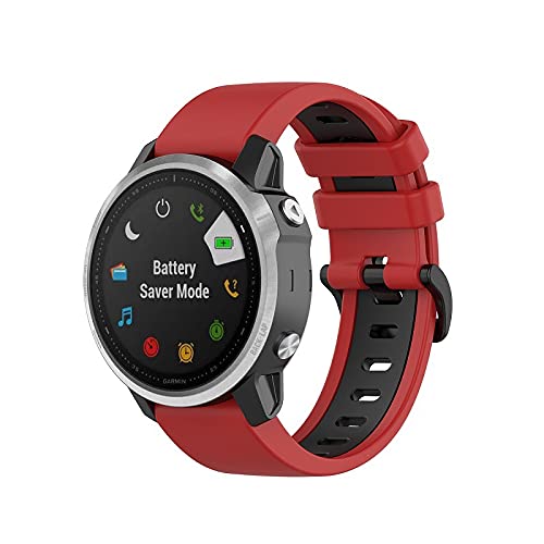 Bracelet Garmin Fenix 5S silicone 20 mm agate interchangeable 7S - 6