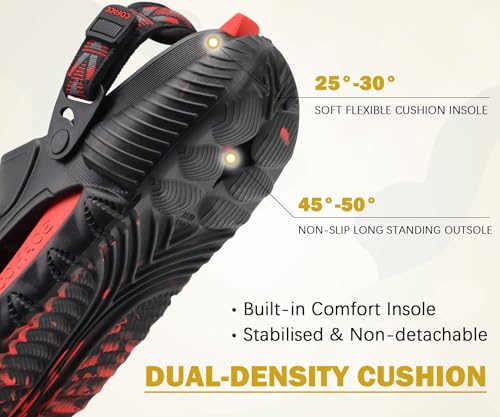 Image of COFACE Mens Orthotic Clogs Orthopedic Mules for Men Recovery Sandals Man Plantar Fasciitis Summer Casual Size 7-15