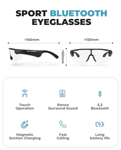 Lunettes de soleil Bluetooth pour cyclisme VTT course et activités outdoor - 2