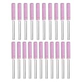 PATIKIL 21 Stück Diamant-Kettensägeschärfer 5/32 Zoll Härte Schleifstein Polieren Kettensägeschärfset Schleiffeile Werkzeug für Kettensäge Steine Schmuck Holz, Pink(4mm)