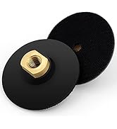 4inch 2Pcs Rubber Backer Pad for Angle Grinder - Extra Flexible Hook and Loop Backing Pad 5/8"-11