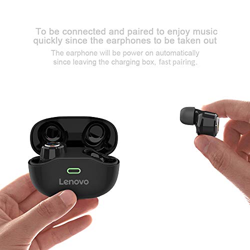 Andoer Fone de ouvido sem fio Lenovo X18 BT 5.0 TWS Fone de ouvido esportivo à prova d'água Fone de