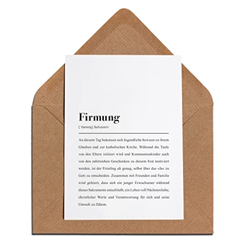 Firmung Karte mit Umschlag – Firmung Definition