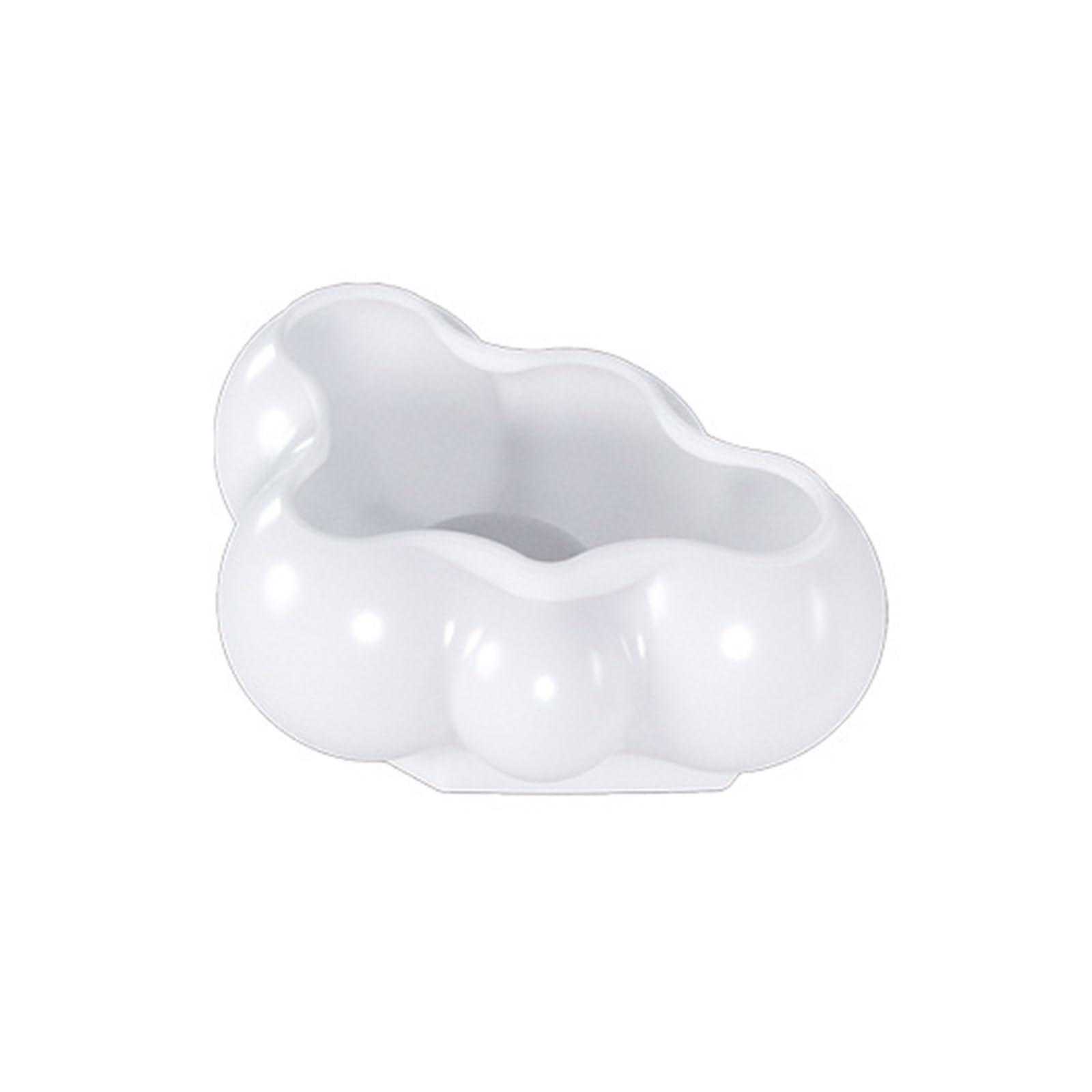 NEWFT Candle Holder Cloud Shaped Storage Tray Silicone Mold Epoxy Resin Silicone for Candle Holder