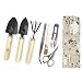 Yotek Bonsai Tree Growing Kit Succulent Gardening Tools Set of 8 pcs - Include Pruner, Fold Scissors, Mini Rake, Bud, Cleaning Brush & Leaf Trimmer (8pcs)