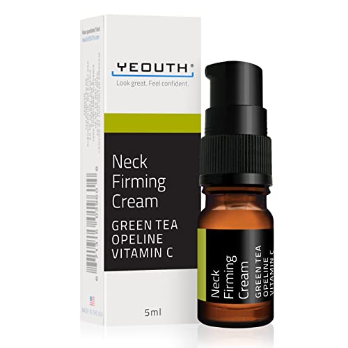 YEOUTH Neck Firming Cream, Best Neck Creams for Tightening and Wrinkles! Lifting Firming Neck Cream & Face Firming Cream. Best for Tightening Sagging Skin & Dry Skin 2oz (5ml)