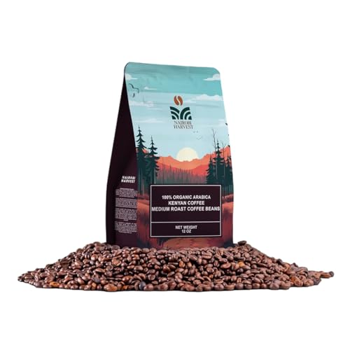 Nairobi Harvest Café en Grano Tostado Medio 12 Oz miniatura 1