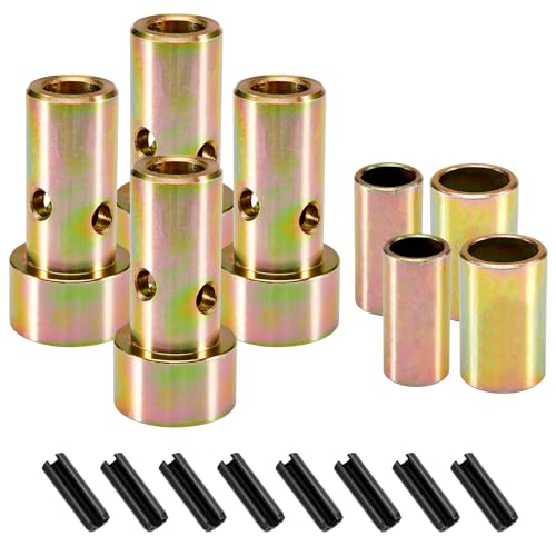 Pilida Cat 1 Quick Hitch Adapter Bushing Kit Fits Category I 3-Point Hitch Tractors with Quick Hitch System 2 Pairs of 3 Point pins bushings Replace TK95029