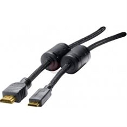 Neklan 2040312 Cable HDMI 10 m HDMI Tipo A (Estándar) HDMI Type C (Mini) Negro - Cables HDMI (10 m, HDMI Tipo A (Estándar), HDMI Type C (Mini), Negro)