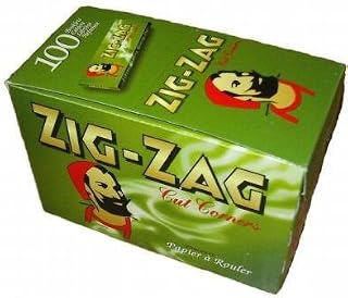 Zig Zag Rolling Papers Green Box of 100 Booklets