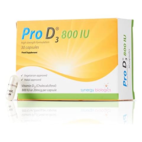 Pro D3 800 IU Capsules for Strong Bones Cover