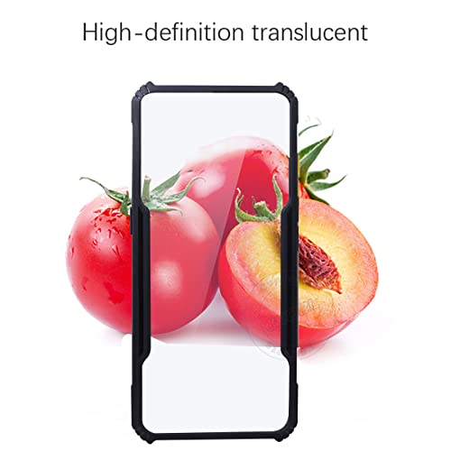 Image of Jkobi Back Cover Case for Samsung Galaxy A3 Core (Crystal Glass Back | Camera Protection | Shockproof Bumpers | Professional Black)