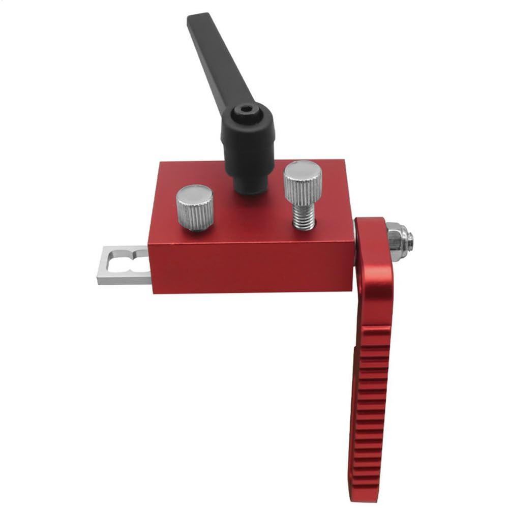Littimoon Miter T Track Stop for Woodworking Type 75 Aluminium Alloy Manual Adjustable Miter Stop Block Woodworking Limiter