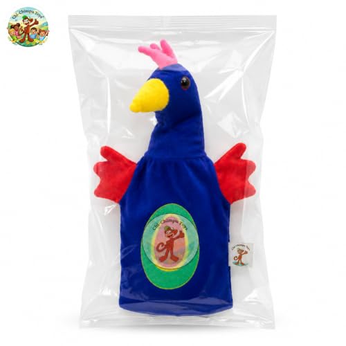 Image of Peacock Hand Puppet for Kids | Soft Plush Animal Puppet | Storytelling, Role Play, Preschool Learning Toy | Interactive Educational Puppet for Boys & Girls
