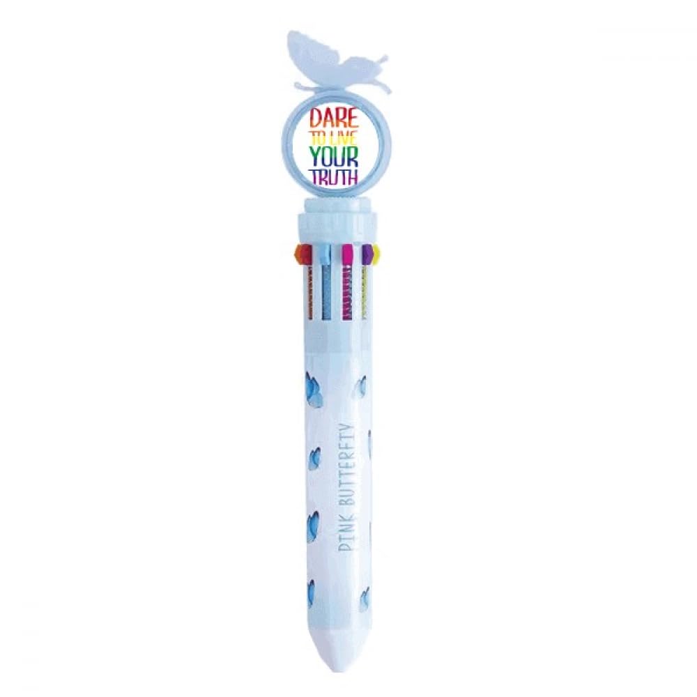 Stylo à bille multicolore LGBT arc-en-ciel, le cadeau de rentrée scolaire idéal