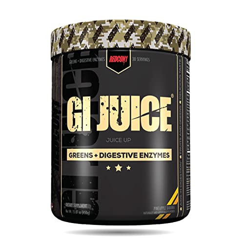 redcon1 GI Juice Greens + Digestive Enzymes pineapple Banana 30 Servings
