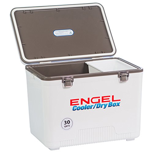 Engel Uc30 30Qt Leak-Proof, Air Tight, Drybox Cooler And Hard Shell Lunchbox For Men And Women In White #TOP6
