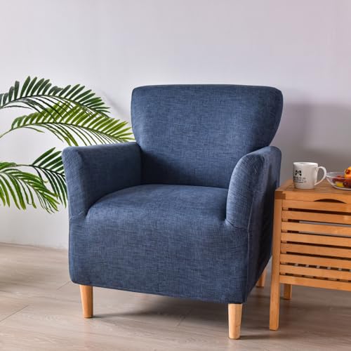 HAOYONG Banquet Armchair Slipcover Stretch Velvet Chair Covers 1-Piece Armchair Sofa Covers Soft Arm Chair Cover Removable Washable Single Couch Covers Furniture Protector for Living Room - Set of 1 - Image 3