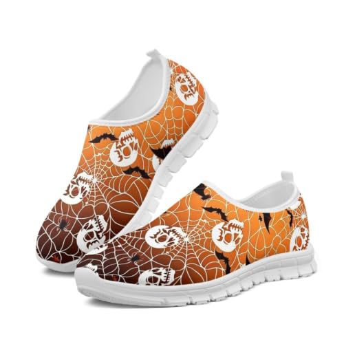 Image of Floral Sneakers for Women Colorful Art Shoes for Women Slip On Casual Work Shoes