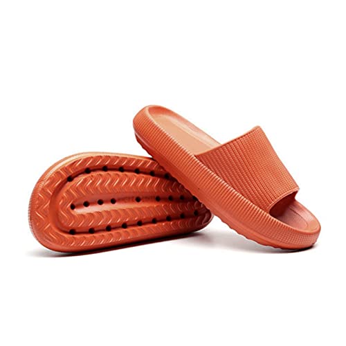 Vrouwen Mannen Slippers, Dikke Platform Dames Badkamer Slipper, Zachte Antislip Thuis Vloer Slides Dames Zomer Schoenen… - Image 3