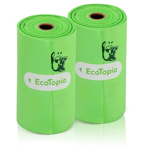 Image of Extra 20% Thicker Biodegradable Poop Bags for Dogs,Compostable Dog Waste Bags,Leakproof Pet Trash Bags,Cat Litter Bags,ASTM D6400 & EN 13432 Compliant,2 Rolls 30 Bags