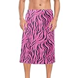 KLL Duschtuch, Frottee, mit Tierfellmuster, Samt, 152,4 x 71,1 cm, für Fitnessstudio, Schlafsaal, Sauna, Tuallas de bano para Hombre