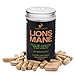 Lion's Mane Mushroom, 60 Capsules | 500mg Each, Nerve Growth Factor (NGF) & Nootropic (Focus, Memory, Brain Enhancement), Hot Water Extract, Wood Grown, Fruiting Bodies, 30% Beta-D-Glucans