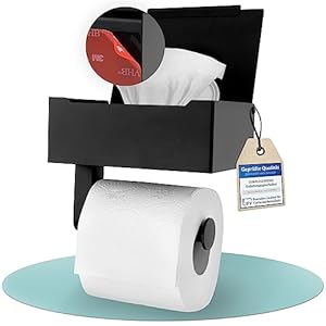 Simple@Home 1 Toilettenpapierhalter mit Feuchttücherbox