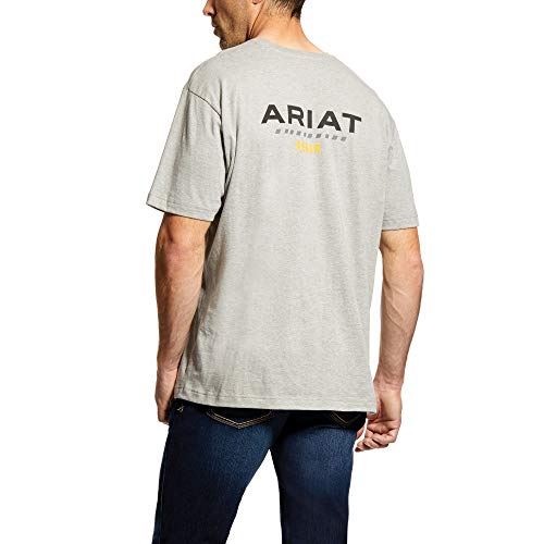 Image of ARIAT Men's Rebar Cotton Strong Logo Short Sleeve T-Shirt