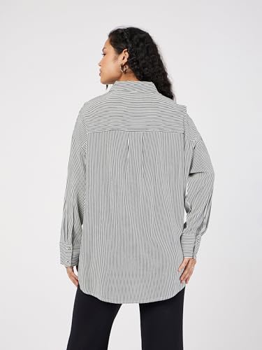 Image of Sassafras Women Polka Dot Oversize Shirt