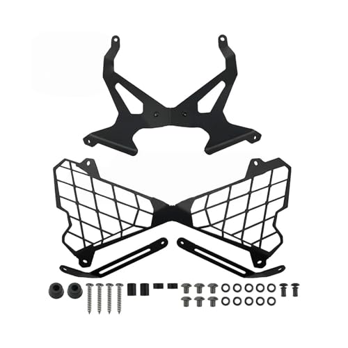 Grille de phare XMAX 300 2023-2024 : protection avant noire en ABS robuste