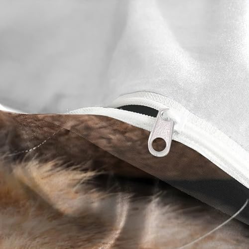 Housse de couette léopard 3D résistante et douce avec fermeture éclair - 8