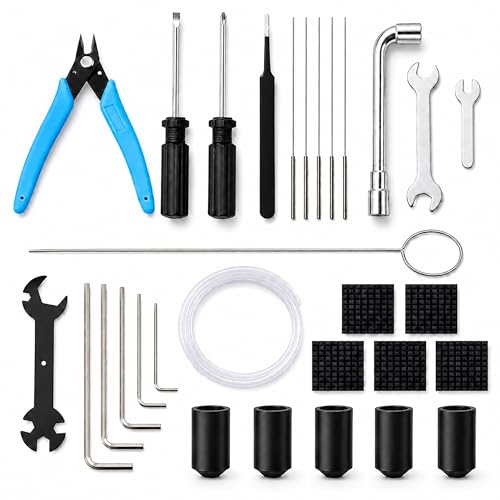 3D Printer Tool Kit for Creality K2/K2 Pro/K2 Plus, Maintenance Cleaning Kit with Nozzle Wiper, Silicone Sock, Clog Poke