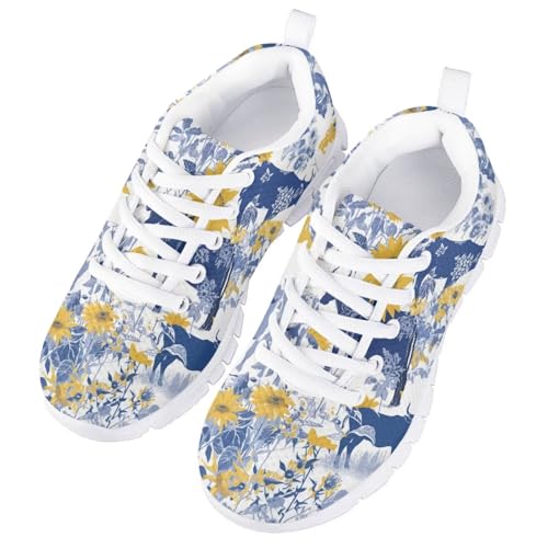 SYtrade Running Shoes for Girls Athletic Sneaker Kids Tennis Shoes Breathable Mesh Sports Shoes2