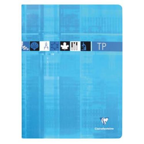 Lot de 10 Cahier Travaux Pratiques Metric 24x32, 64p./32 feuilles 90 g/m² / 125 g/m² piquées, quadrillé 5x5 / uni