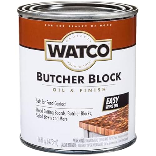 Watco Butcher Block Clear Oil & Finish