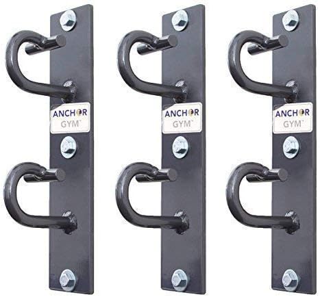 Anchor Gym Workout Wall Mount Anchor - Training Anchor Mounted Hook Exercise Station for Body Weight Straps, Resistance Bands, Strength Training, Yoga, Home Gym