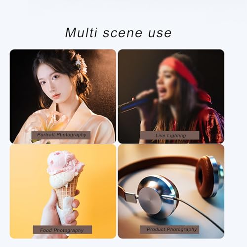 Image of Dimmable RGB LED Camera Video Light Panel - USB-Powered Portable Photography Lighting with Color, Compatible with, Mirrorless & Smartphone